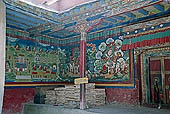 Ladakh - Lamayuru gompa, mural paintings 